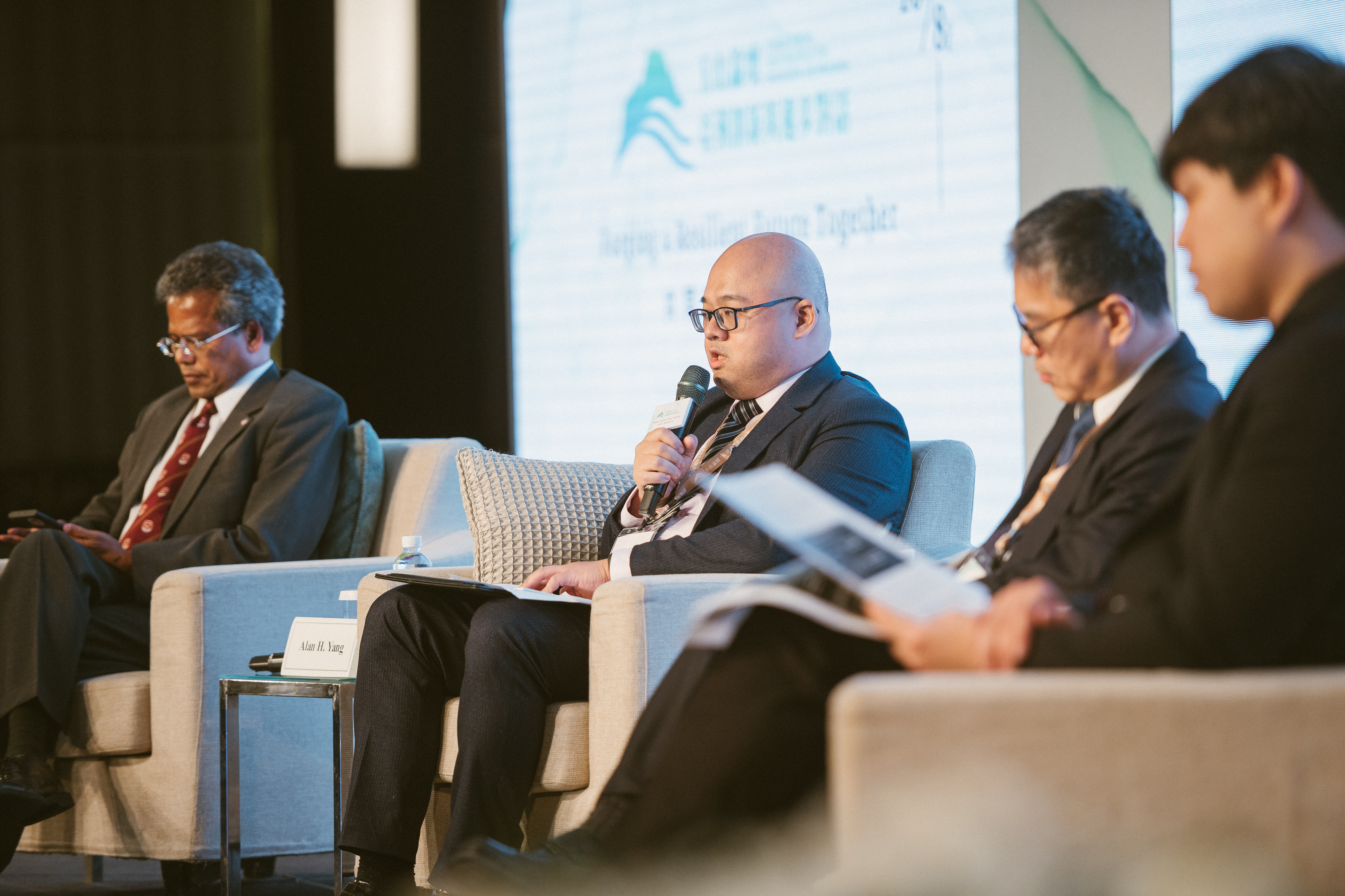 Alan H. Yang, the Executive Director of TAEF, as the moderator of the session