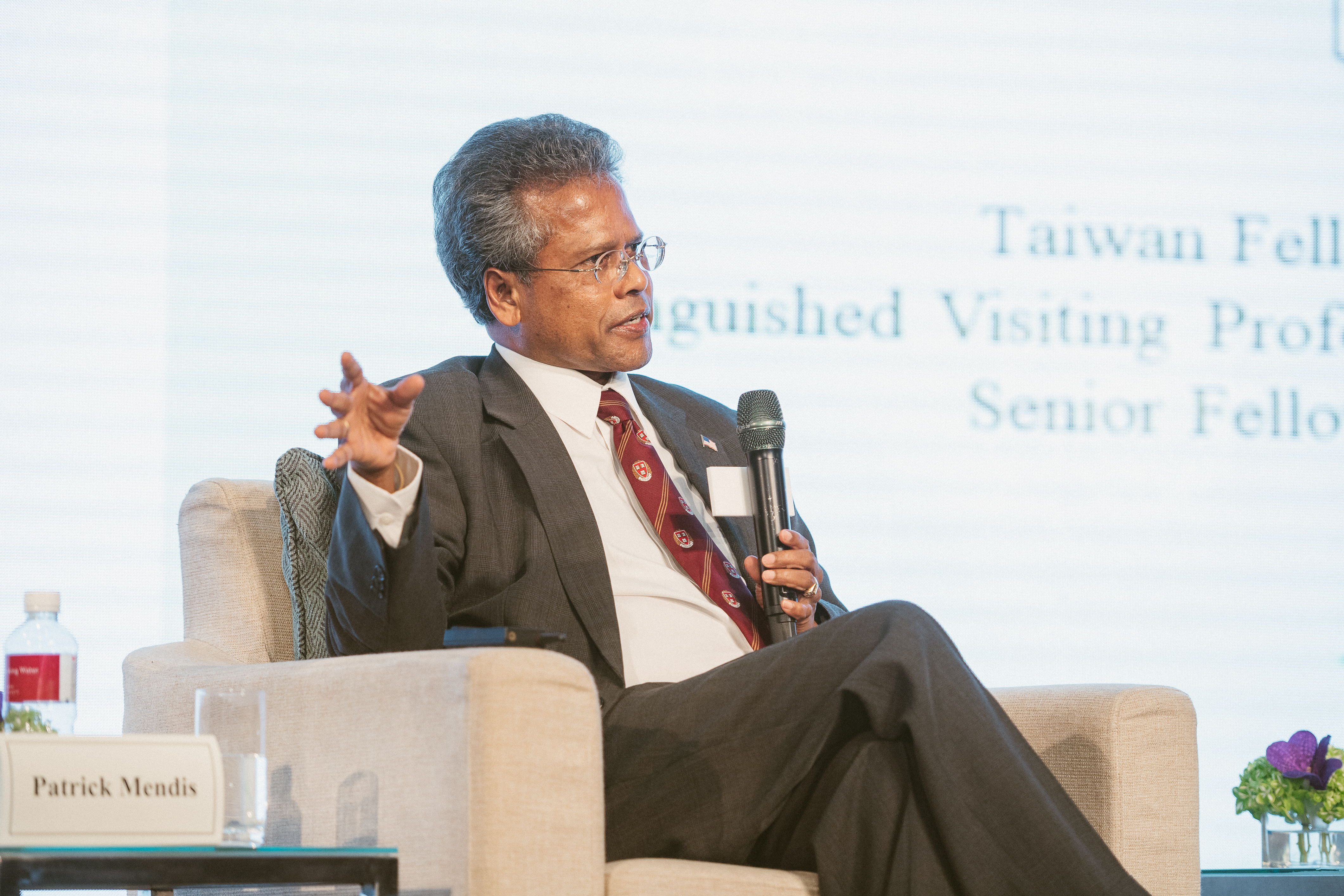 Patrick Mendis, Distinguished Visiting Professor of National Chengchi University, as panelist
