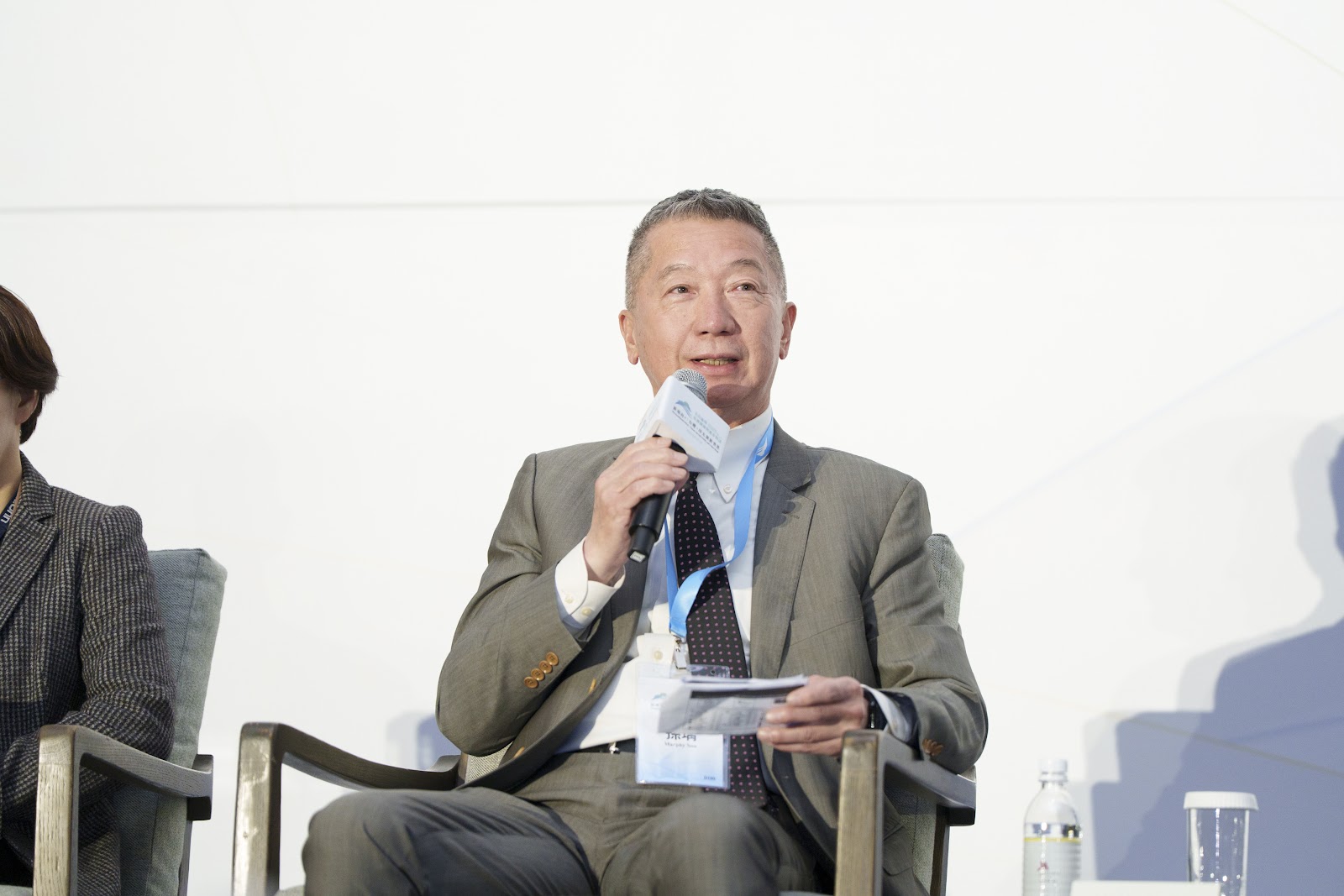 Panelist Mr. Murphy Sun, Representative of Intelligent Transportation Society of Taiwan (ITS Taiwan) and Asia - Pacific Board of Director gave remarks