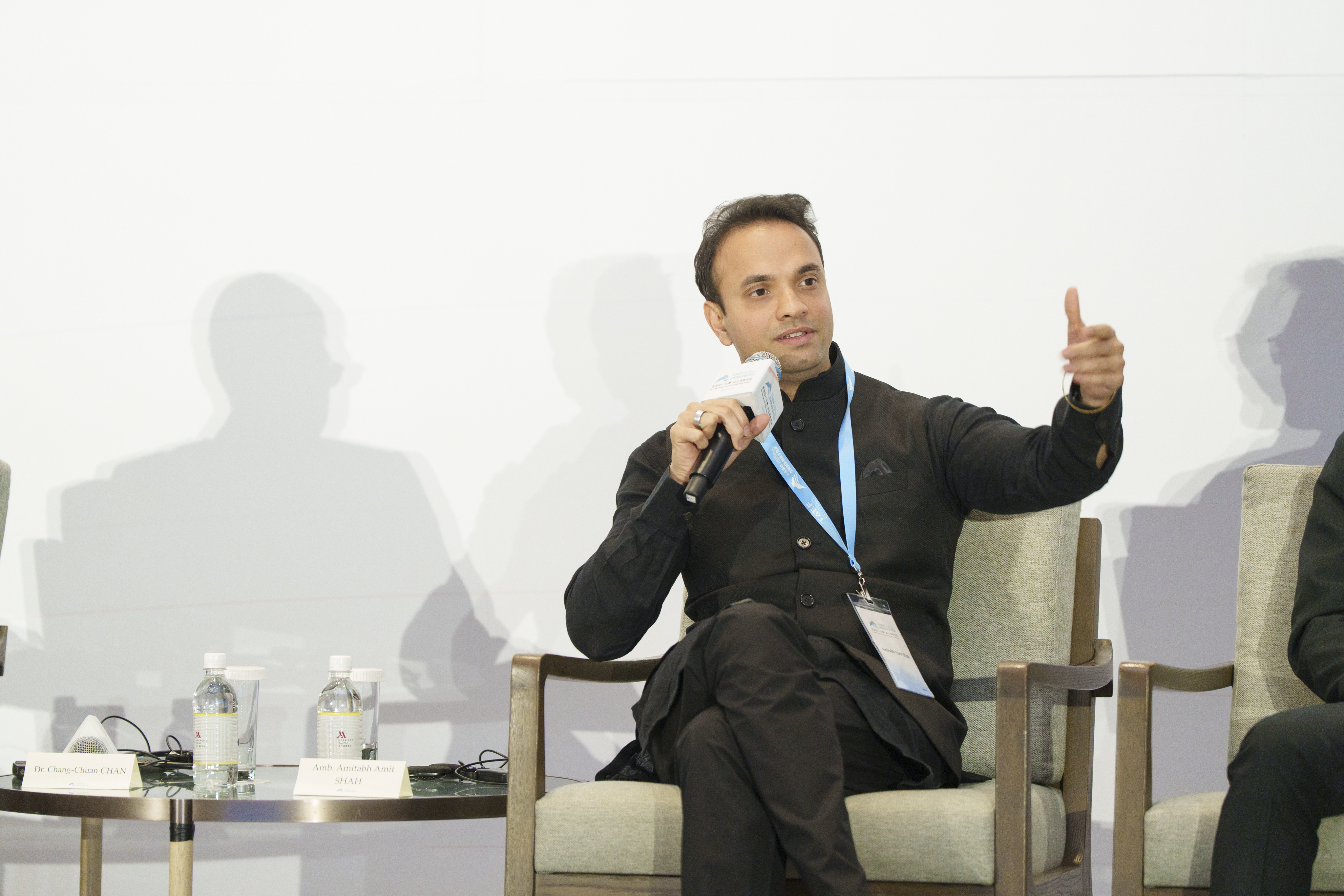 Panelist Amitabh Amit Shah, Founder and Chief Inspiration Officer of Yuva Unstoppable, India, gave remarks